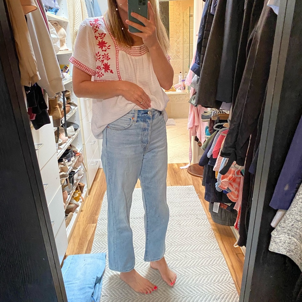 Levi’s Ribcage straight jeans